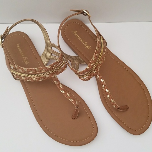 gold sandals payless